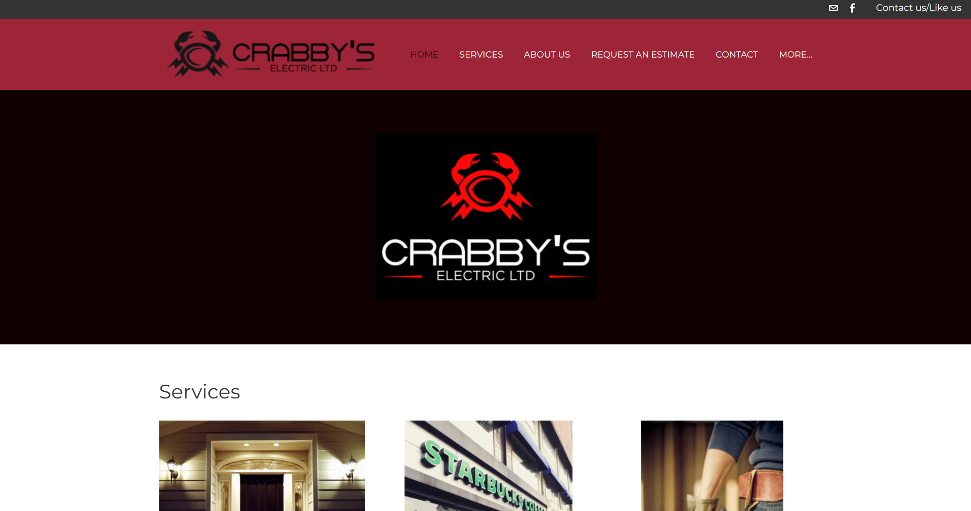 Crabby's Electric Ltd. previous website
