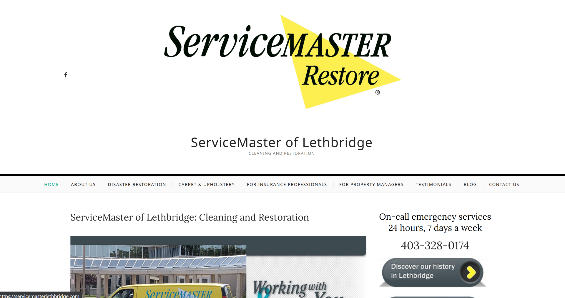 ServiceMaster of Lethbridge previous website