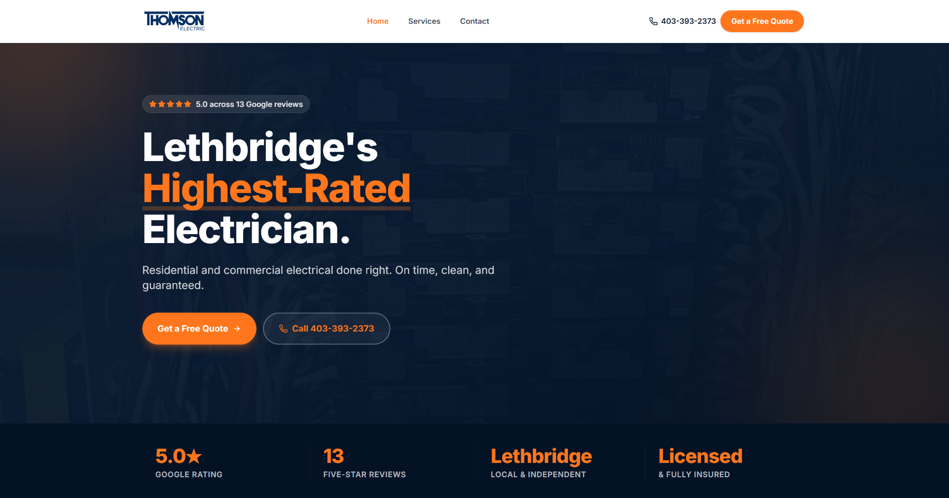 Thomson Electric website