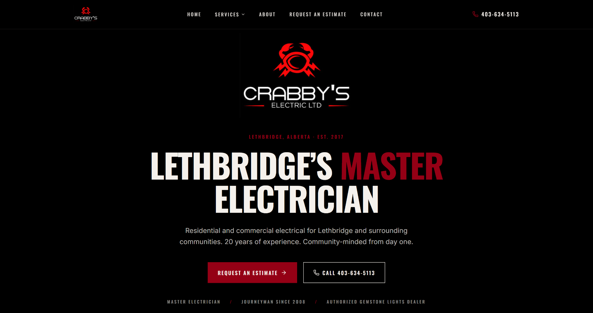Crabby's Electric Ltd. website