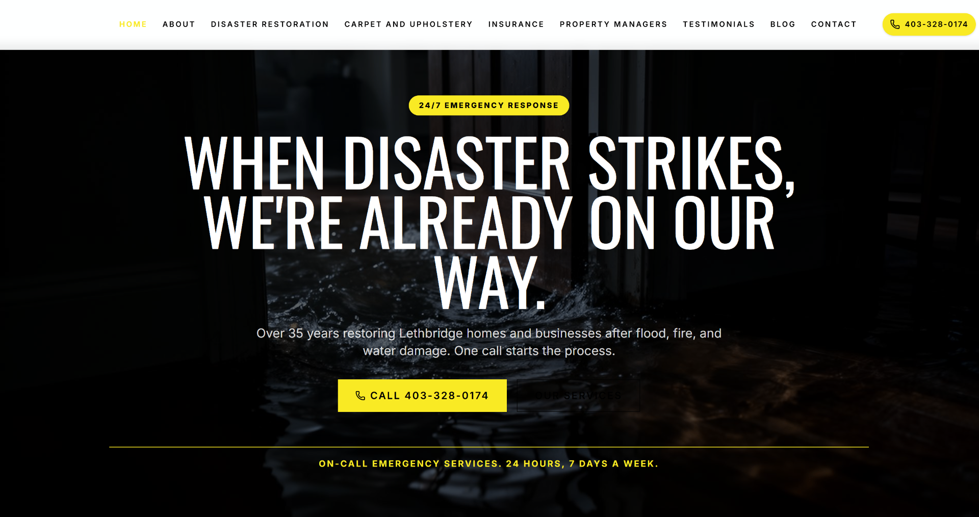 ServiceMaster of Lethbridge website